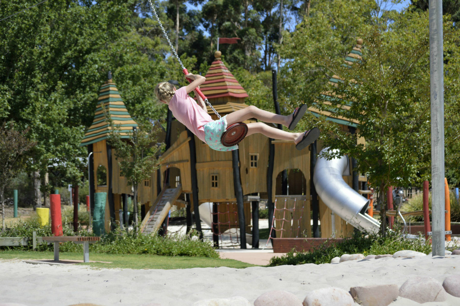 Manjimup playground is fun for kids